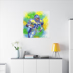Barry Sanders Art Print: Canvas or Paper