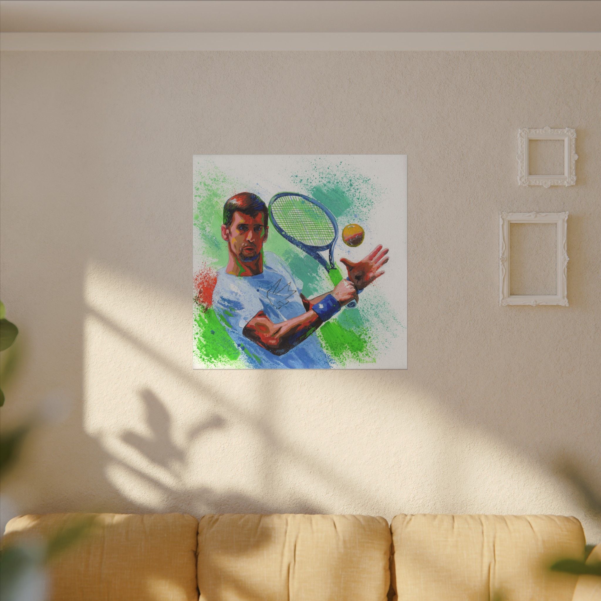 Novak Djokovic Art Print: Canvas or Paper