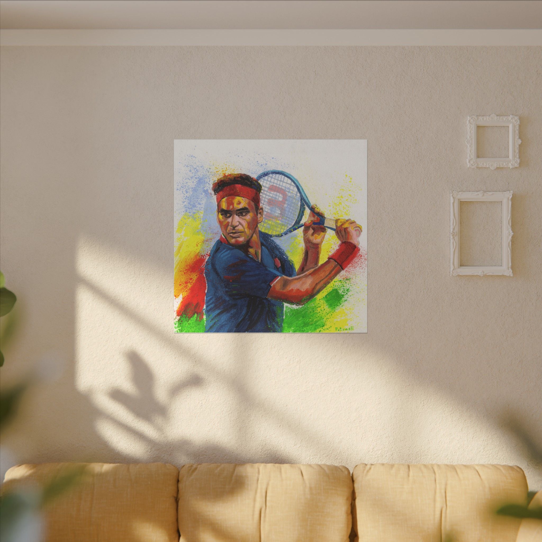 Roger Federer Art Print: Canvas or Paper
