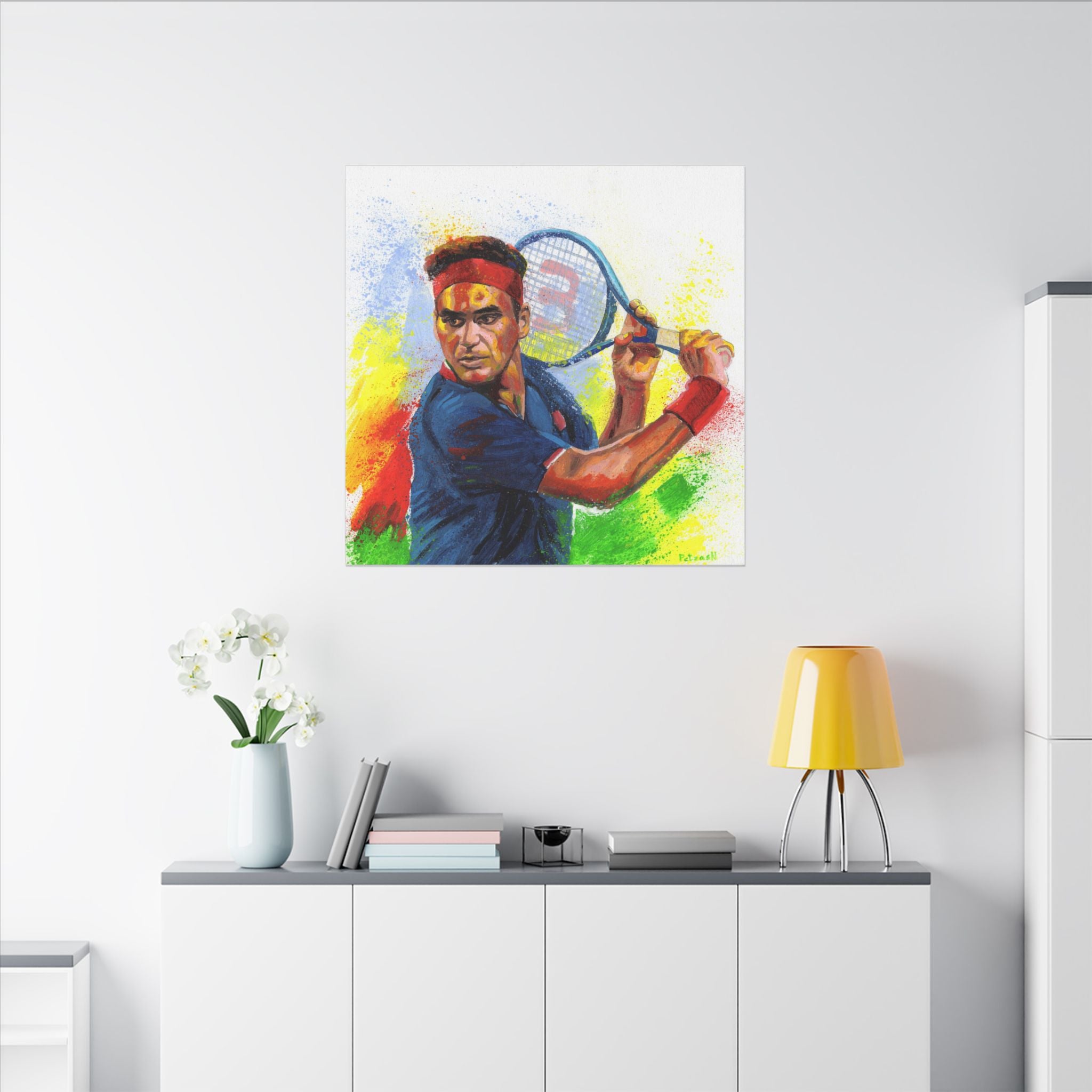 Roger Federer Art Print: Canvas or Paper