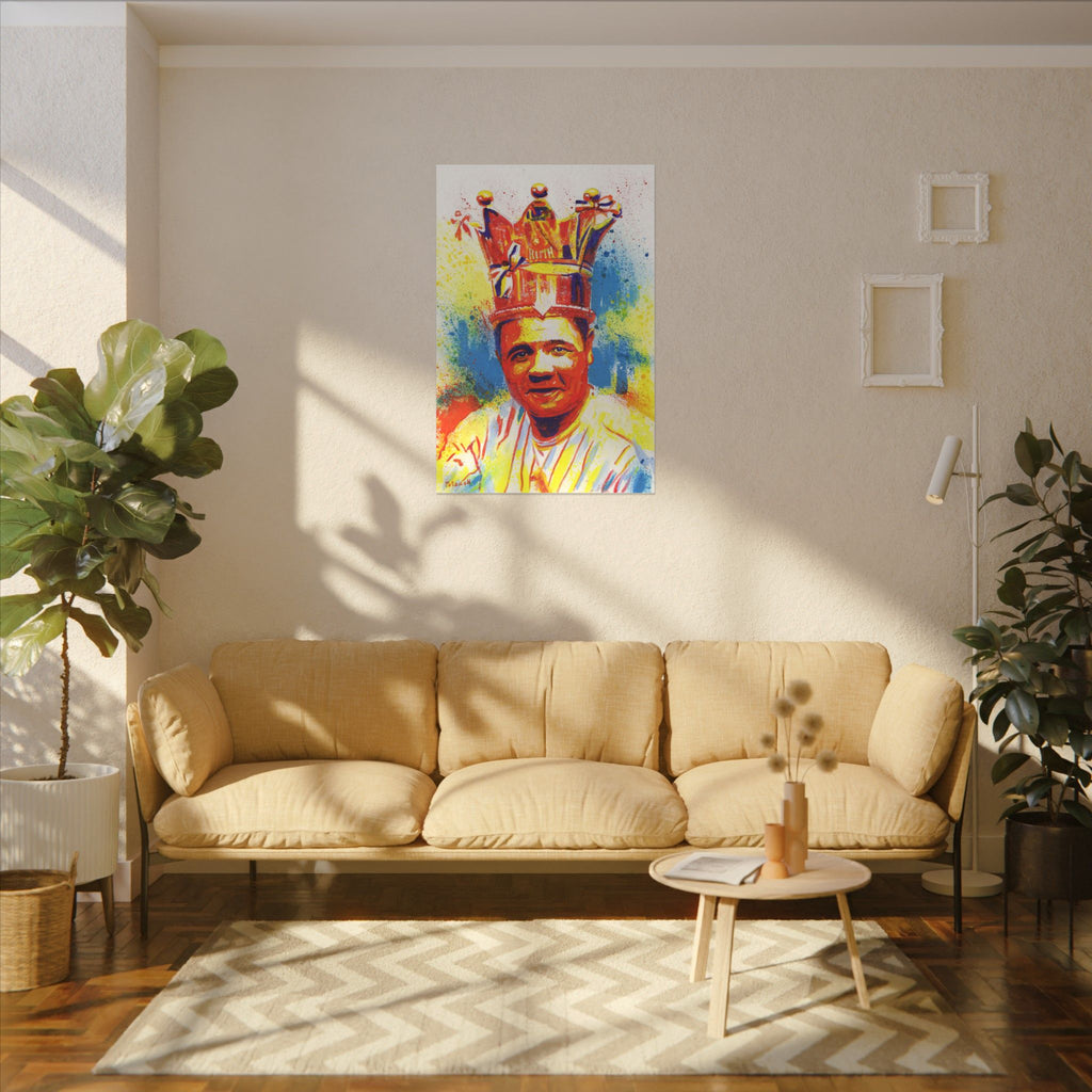Babe Ruth Art Print: Canvas or Paper