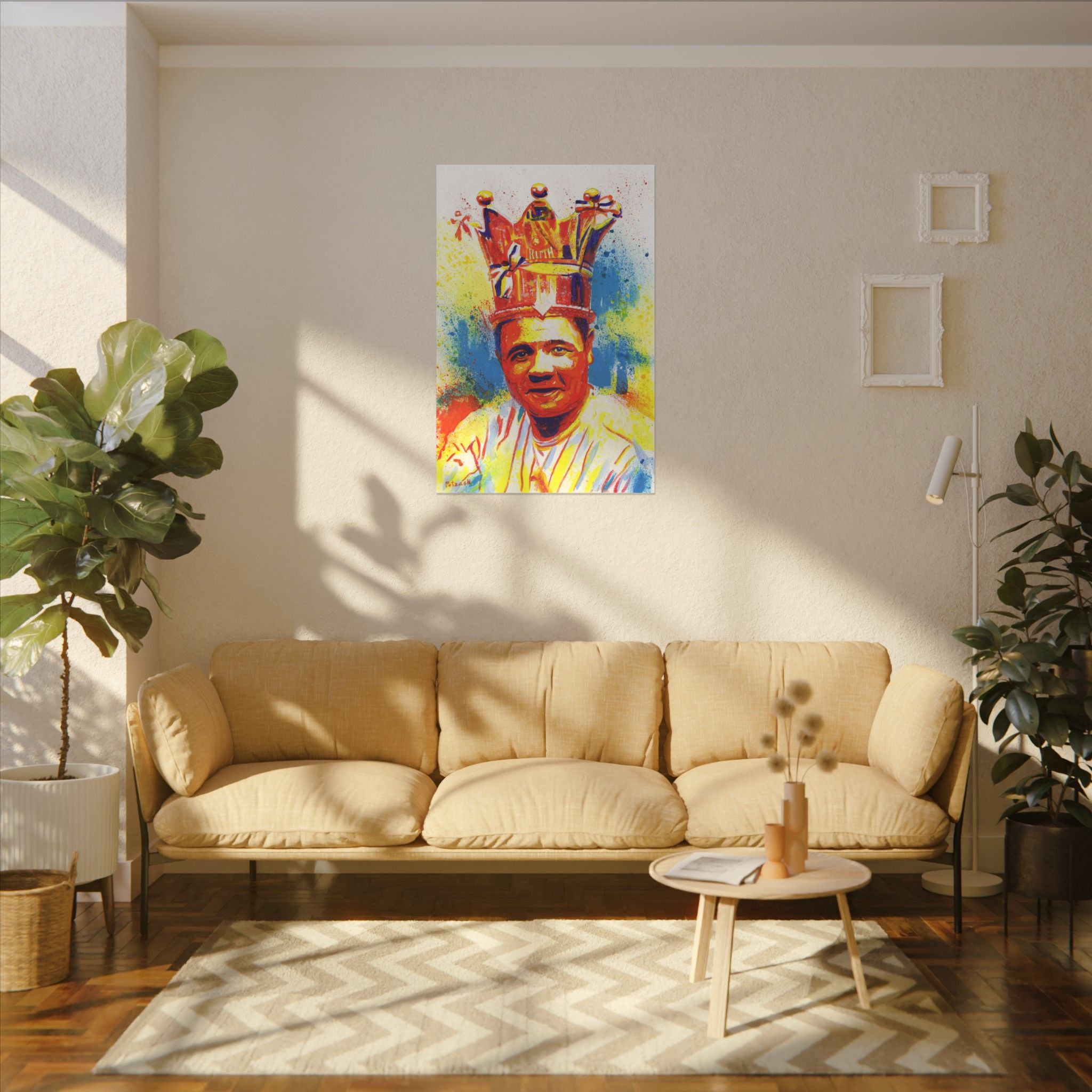 Babe Ruth Art Print: Canvas or Paper