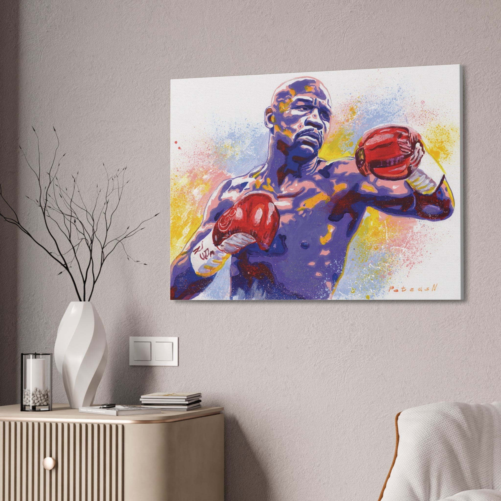 Floyd Mayweather Art Print: Canvas or Paper