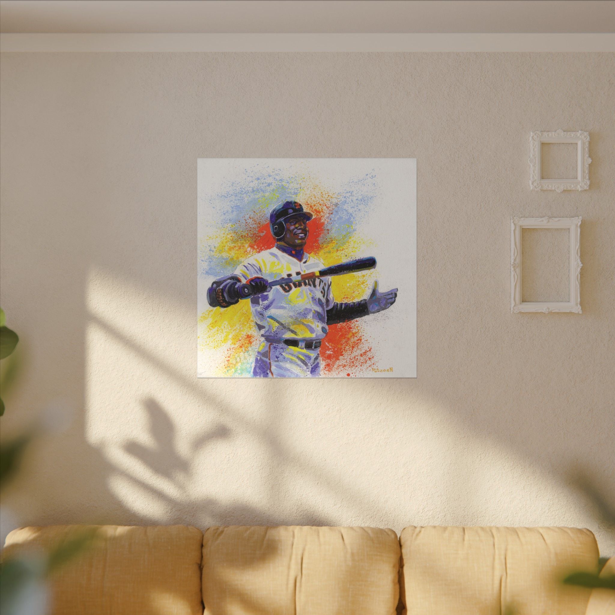 Barry Bonds Art Print: Canvas or Paper