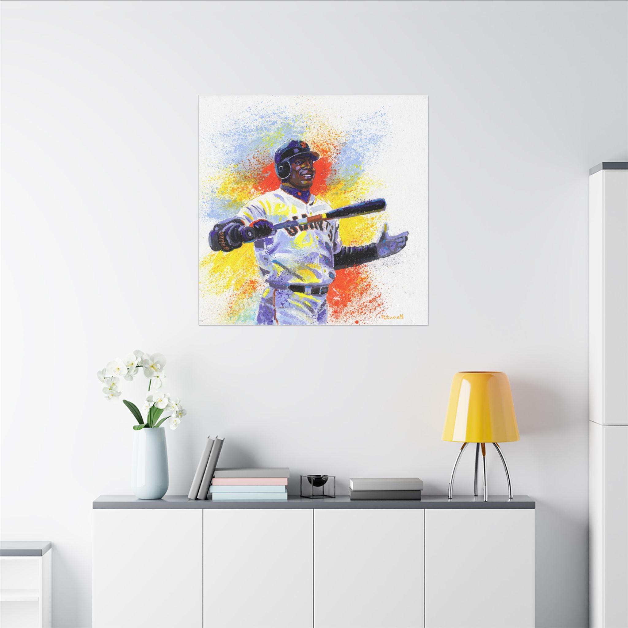 Barry Bonds Art Print: Canvas or Paper