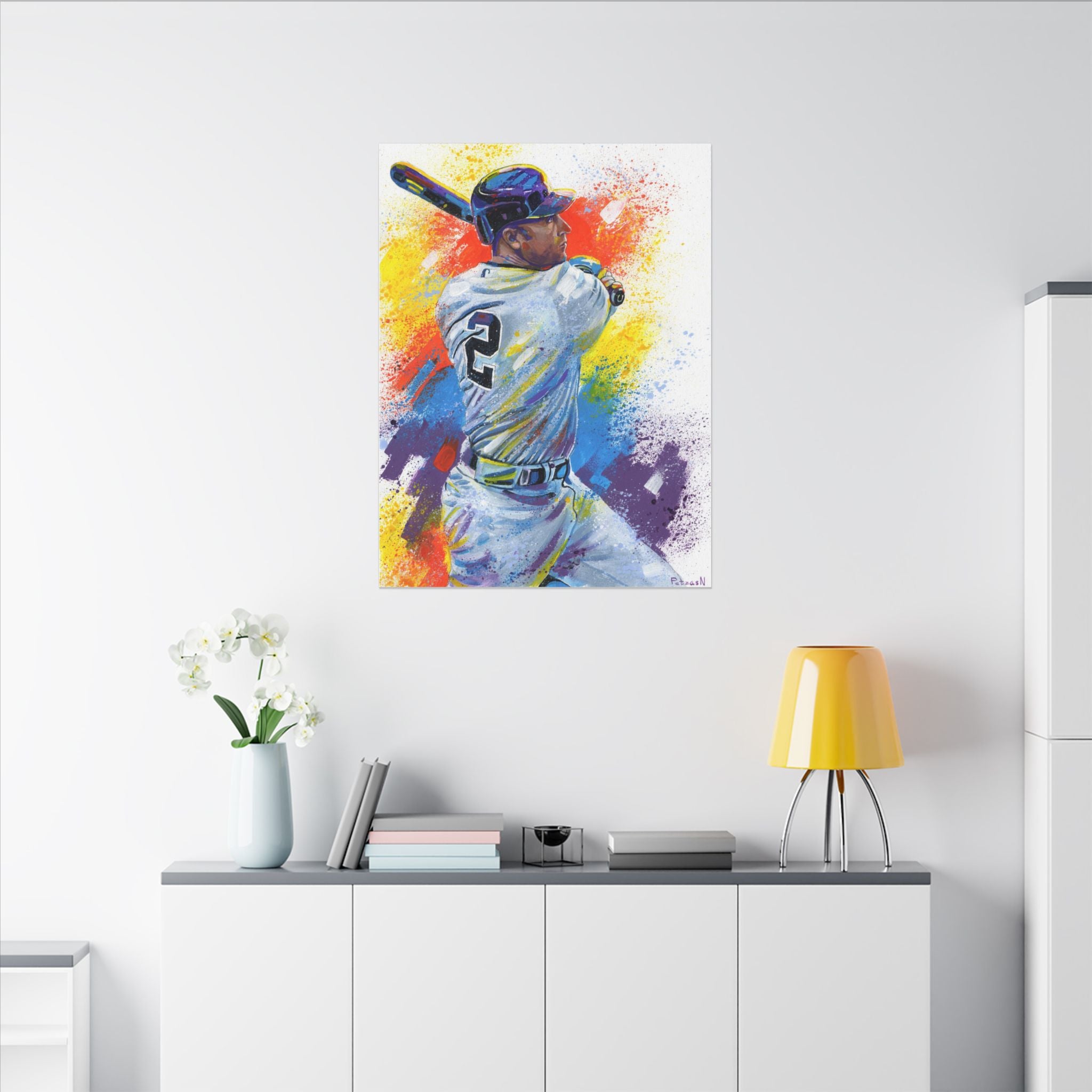 Derek Jeter Art Print: Canvas or Paper