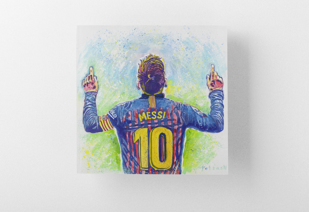 Lionel Messi Art Print: Canvas or Paper