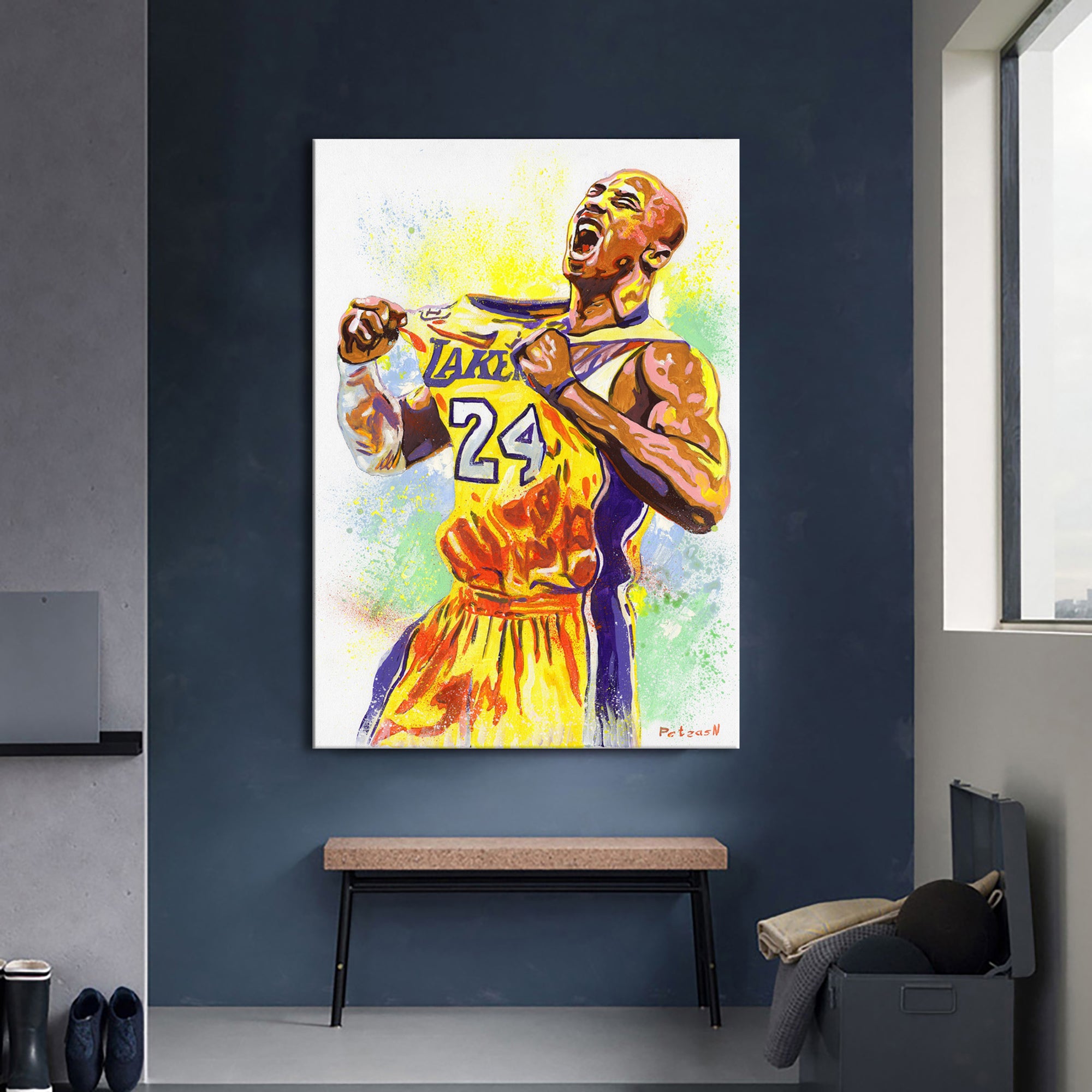 Kobe Bryant Art Print: Canvas or Paper