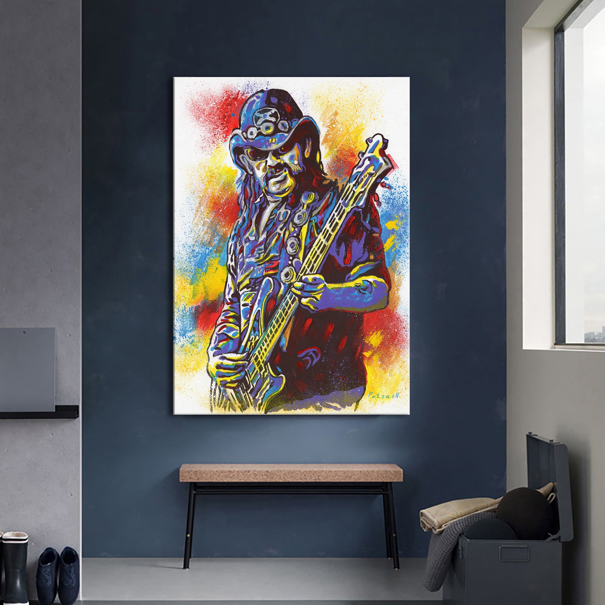 Lemmy Kilmister Art Print: Canvas or Paper